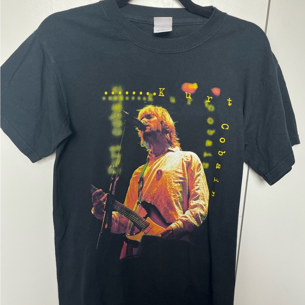 Kurt Cobain Nirvana The End Of Music 2000s Vintage Concert Merch Shirt Small